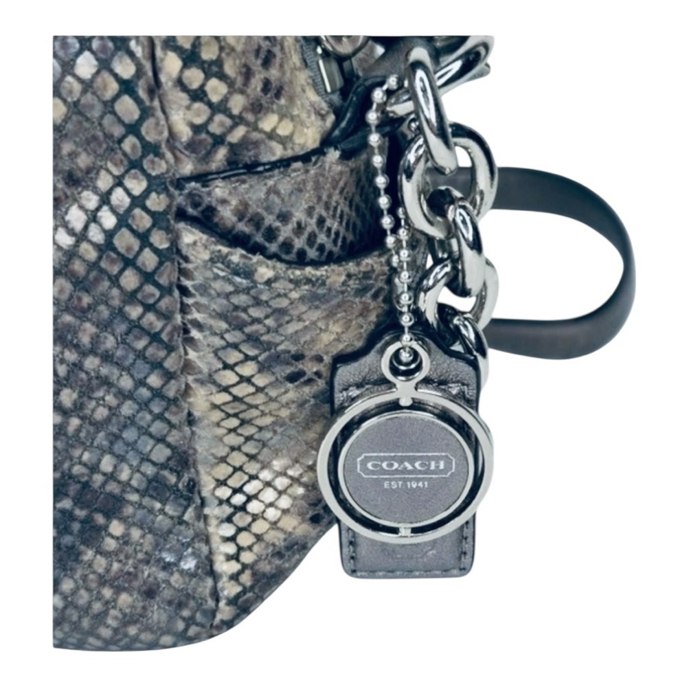 Coach Campbell Exotic Python Snakeskin Print Leather Crossbody Camera Bag $398 - Picture 6 of 12